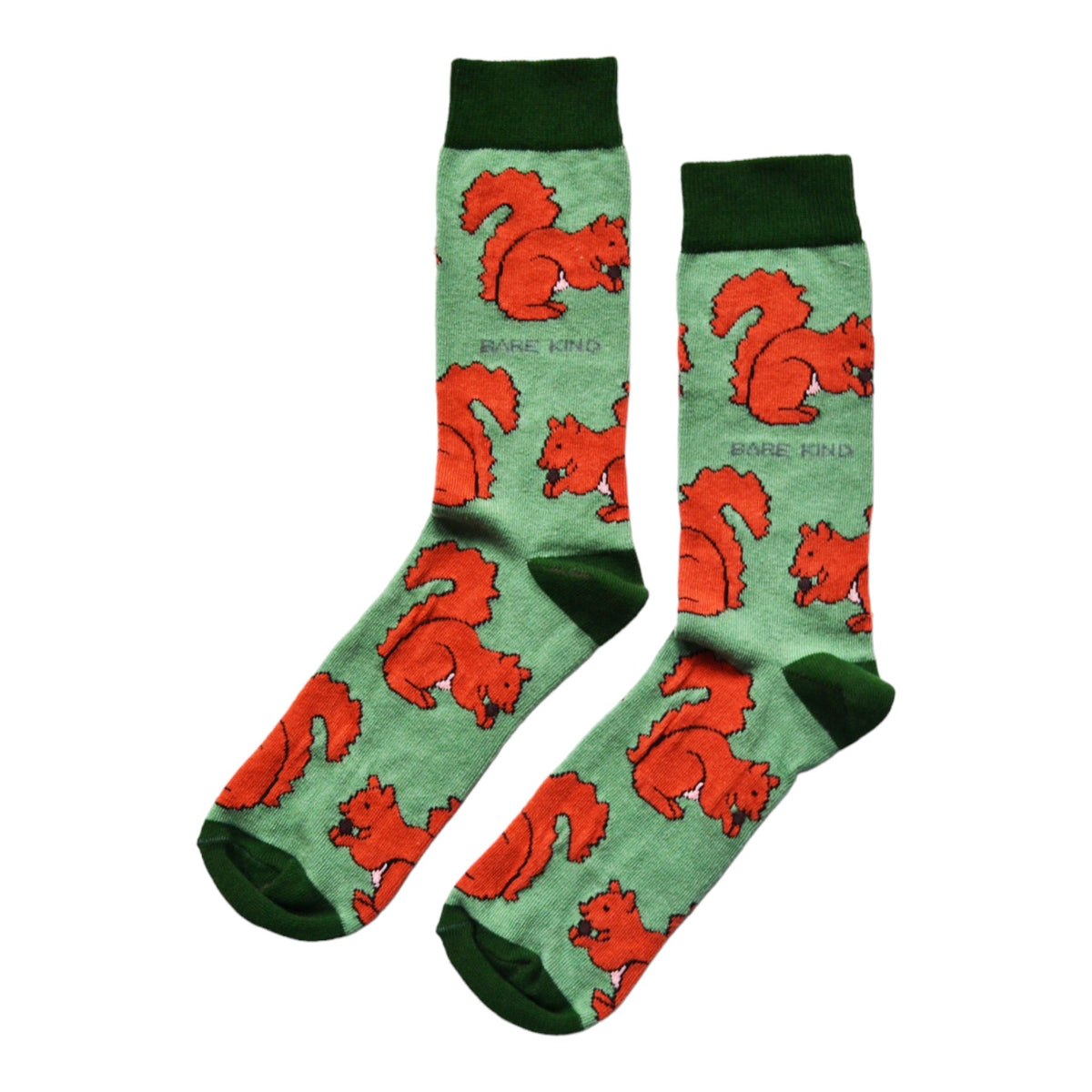 Bare Kind red squirrel bamboo socks