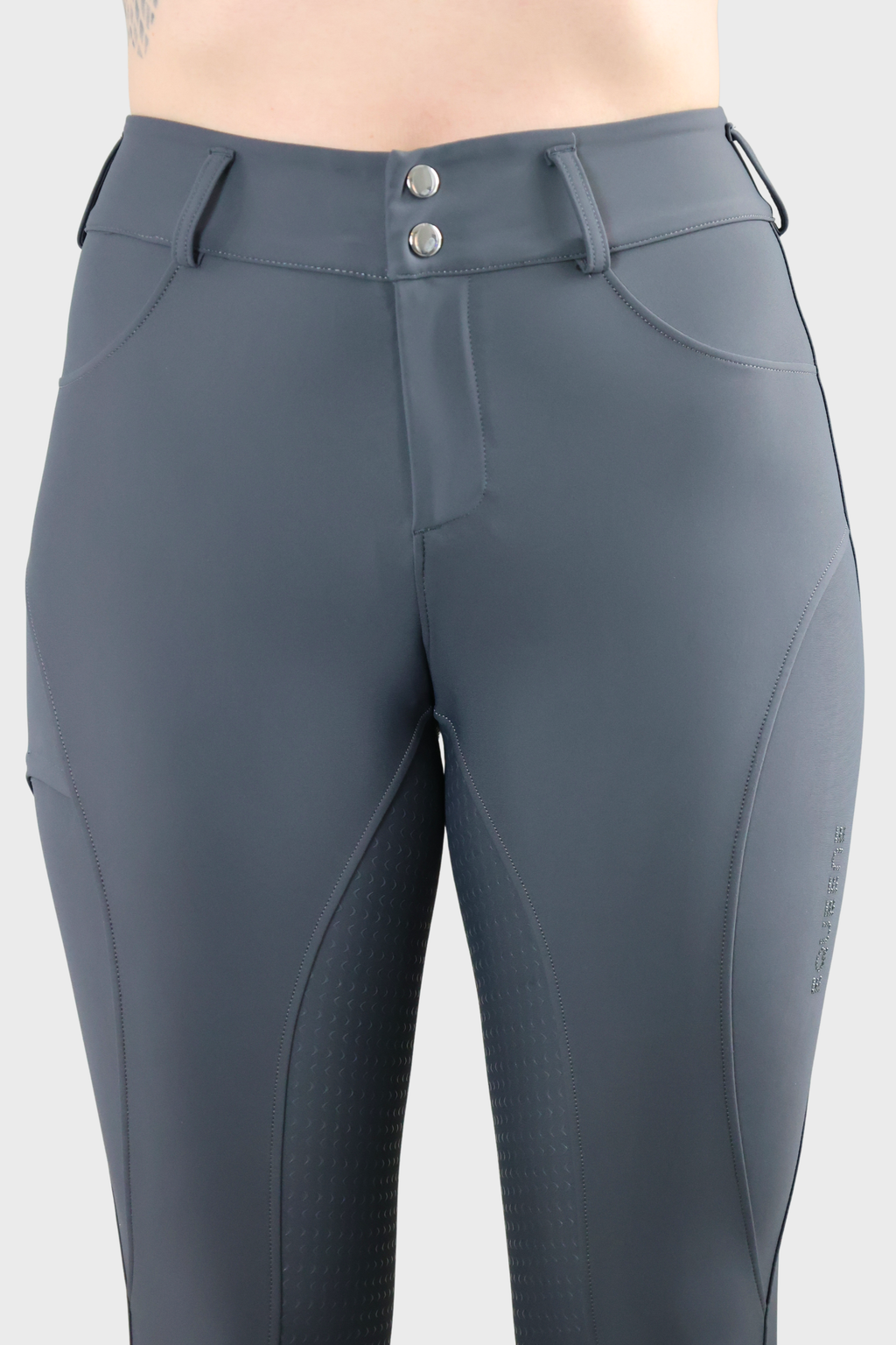 Classic Full Seat Riding Breeches - Granite