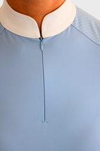 Short Sleeved Show Shirt - Baby Blue