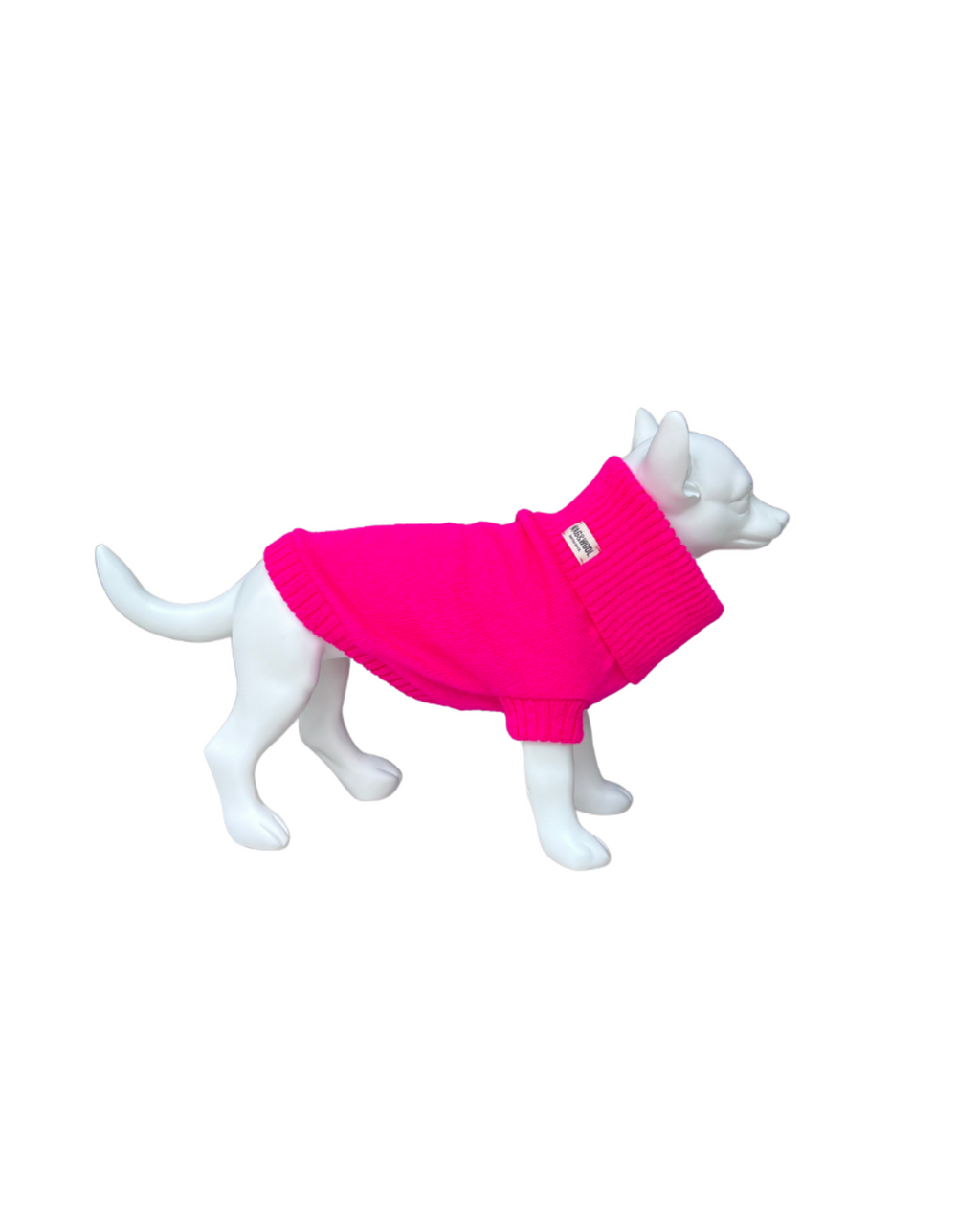Fandango Pink British Wool Dog Jumper