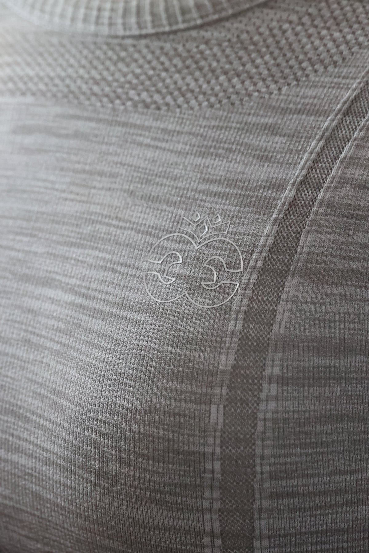 Long Sleeve Seamless Riding Top - Slate Grey