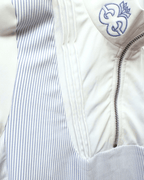 Florence Show Shirt - Powder Blue Stripe