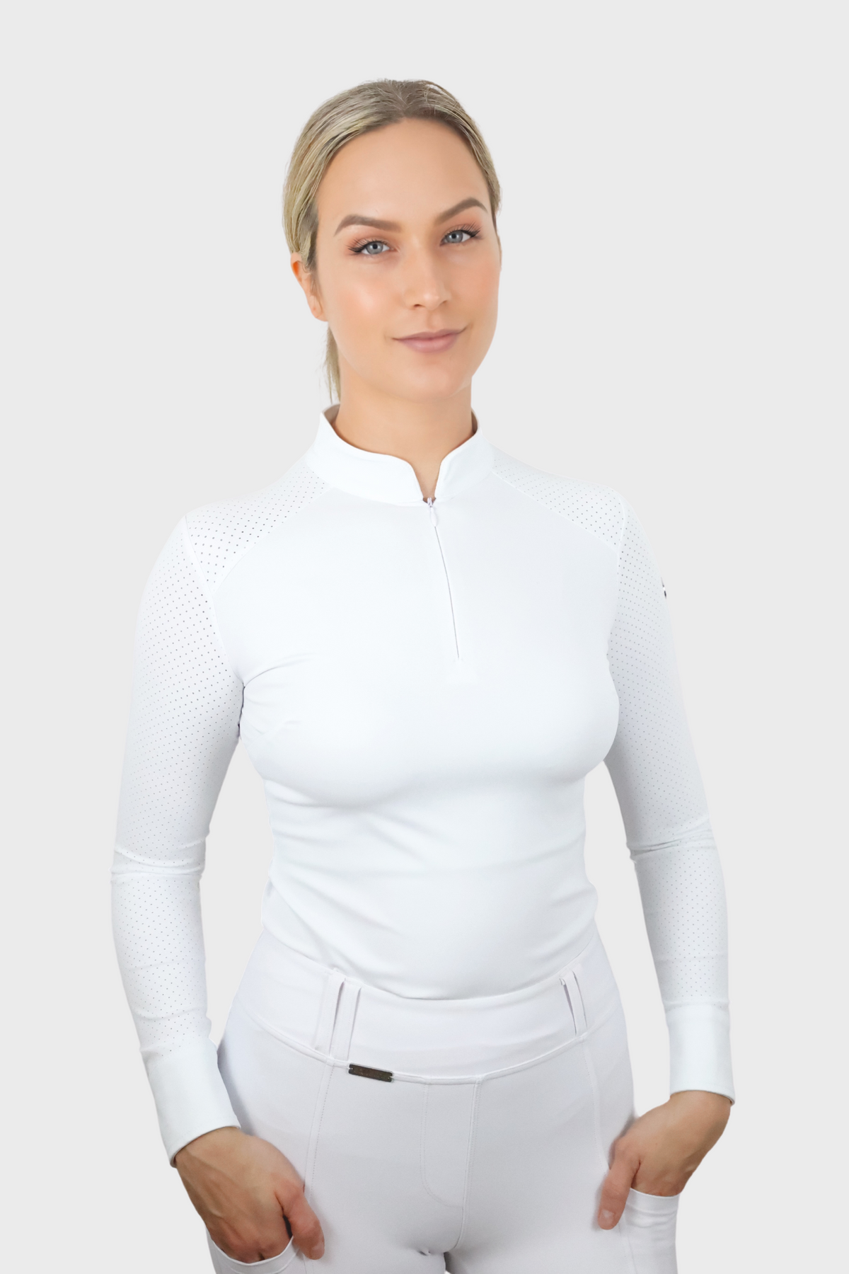 Long Sleeved Show Shirt - White