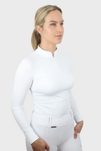 Long Sleeved Show Shirt - White