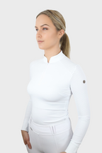Long Sleeved Show Shirt - White