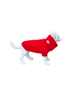 Cherry Red British Wool Dog Jumper
