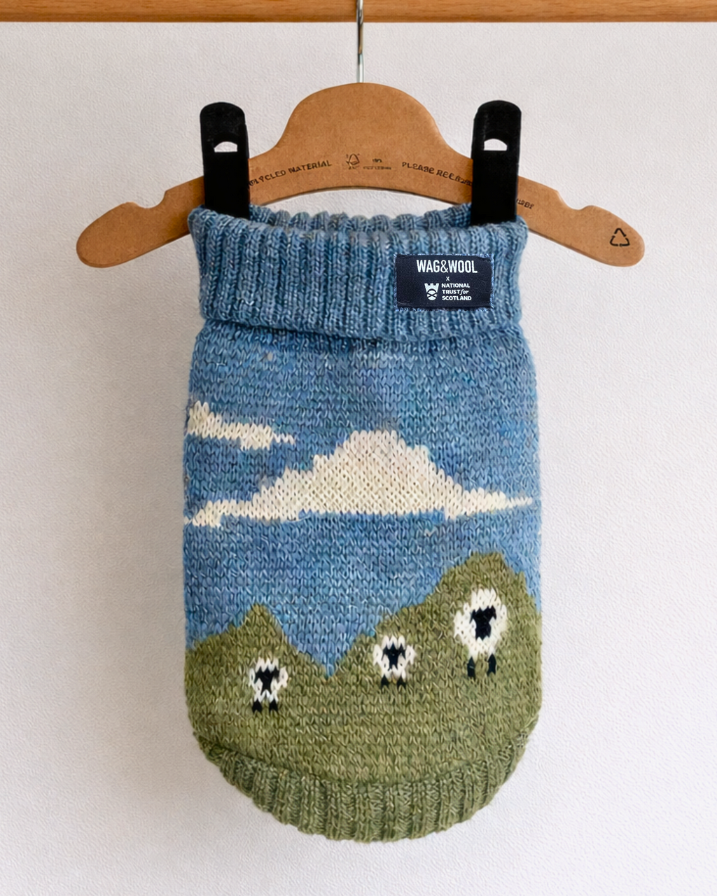 Blackface Sheep Dog Jumper in British Wool