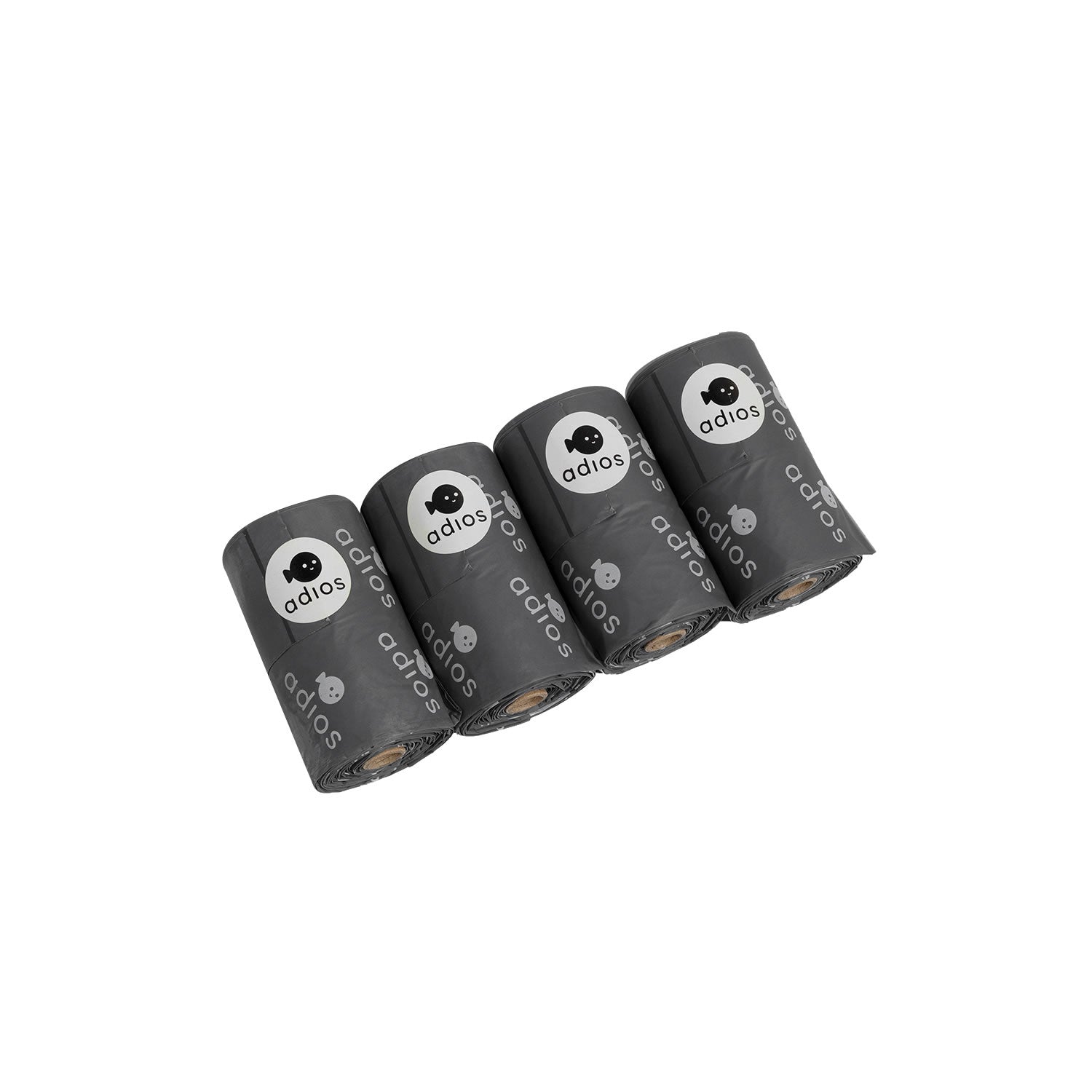 Adios Handle on a Roll Poo Bags 4 Rolls