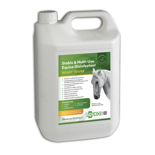 Aqueos Stable & Multi-use Equine Disinfectant Rtu