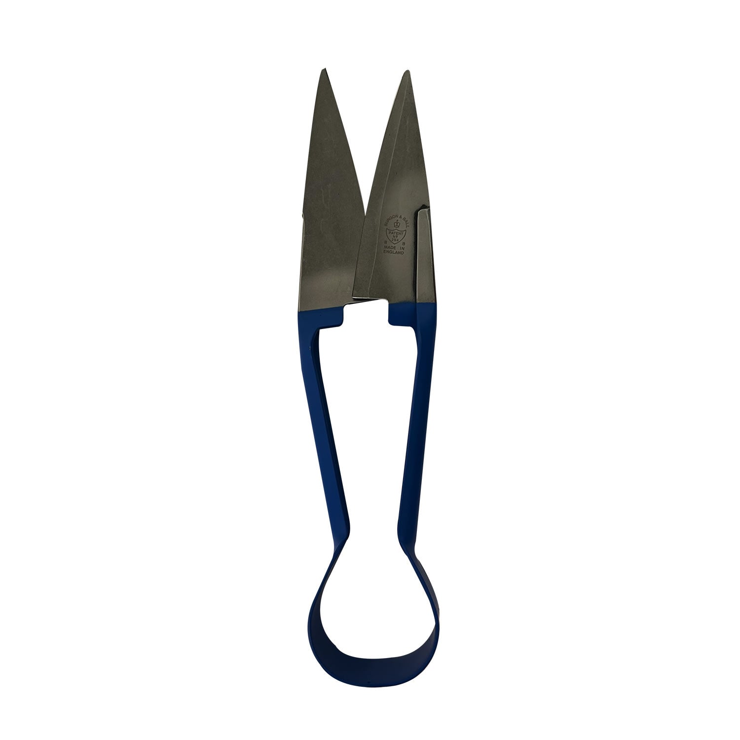 Burgon & Ball Dagging Shears Single Bow Straight Blue