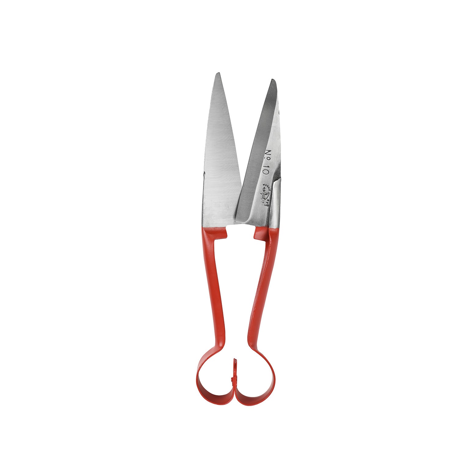 Burgon & Ball No. 10 Drummer Boy Shears Double Bow Red