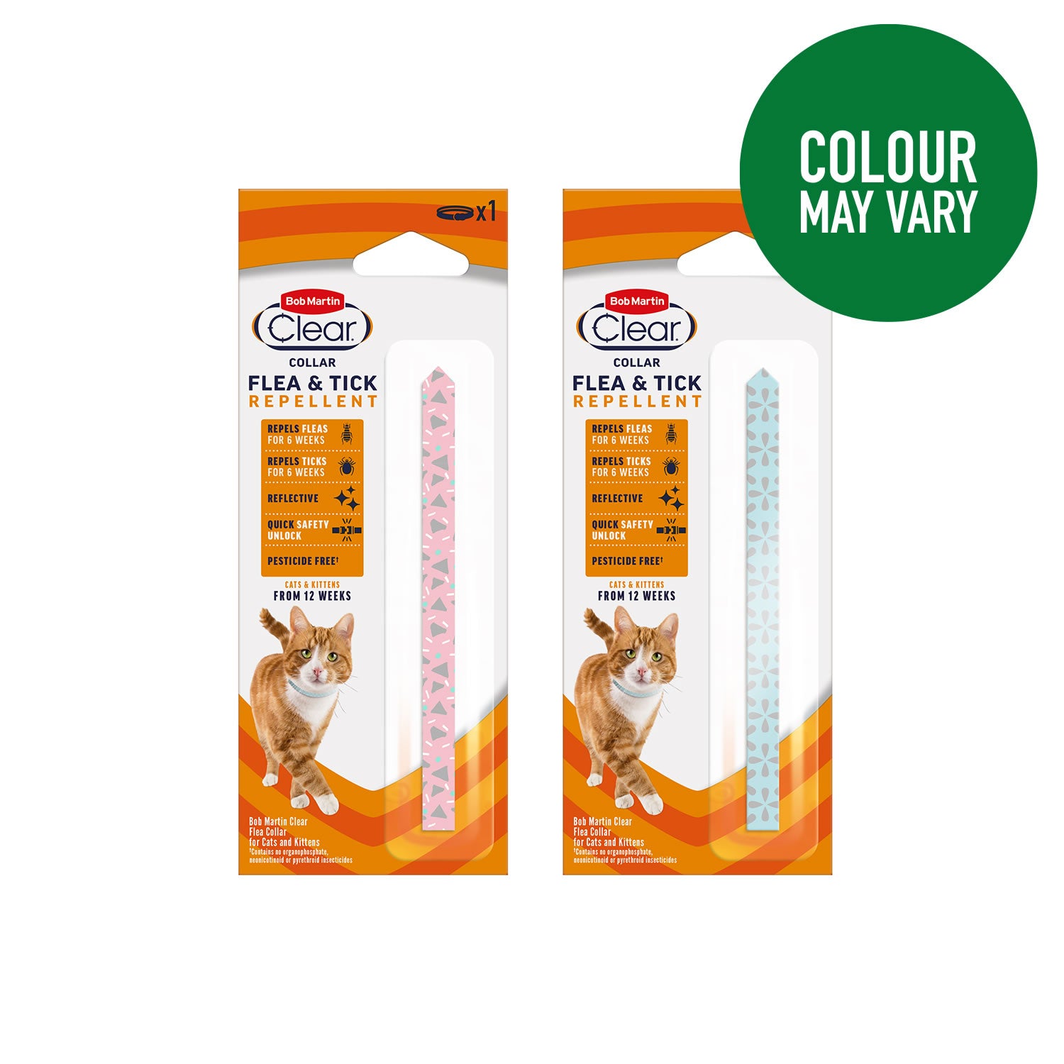 Bob Martin Clear Flea & Tick Repellent Collar for Cats
