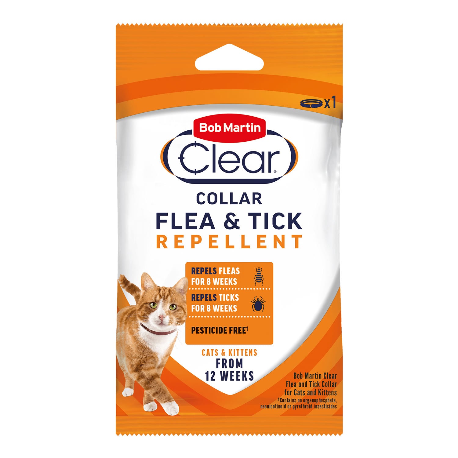 Bob Martin Clear Flea & Tick Repellent Collar Cats/kittens