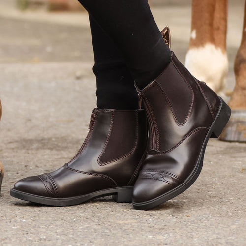 Brogini 401c Tivoli Piccino Paddock Boots Brown