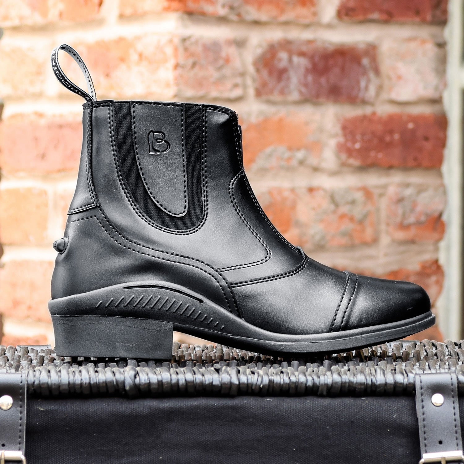 Brogini 471 Burleigh Easy-care Sport Paddock Boots Black