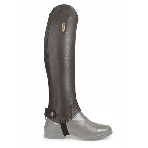 Brogini Lg035 Vicenza Leather Tall Gaiters Brown