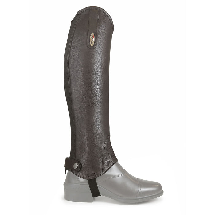 Brogini Lg035 Vicenza Leather Tall Gaiters Brown