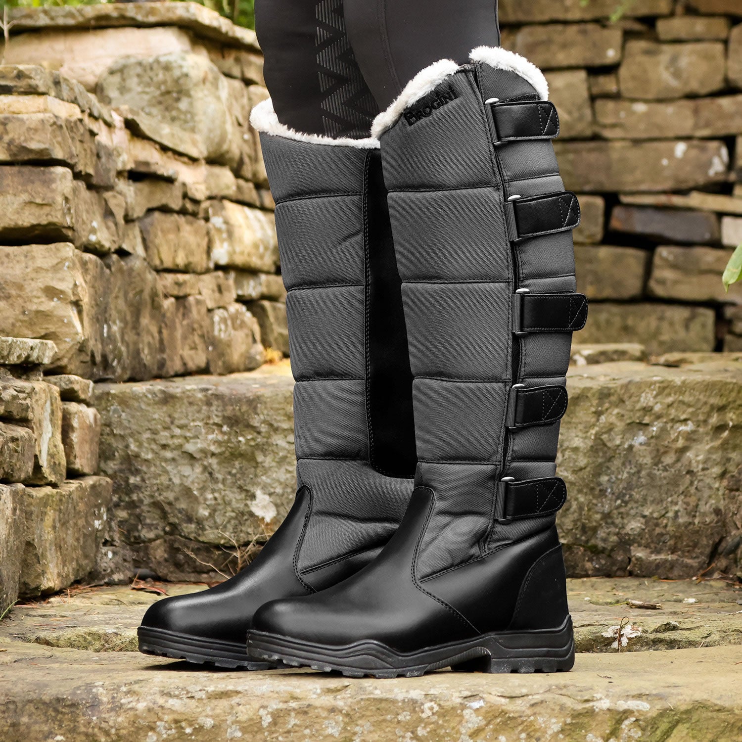 Brogini Wb128 Kendal Sub-zero Snow Boots Black