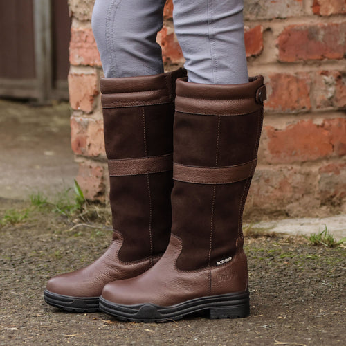 Brogini Wb180k Hollingworth Piccino Zip Country Boots Brown