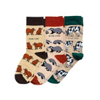 Beige Lover 3 Pack Bamboo Sock Set