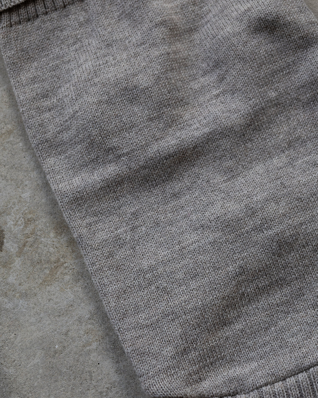 Oatmeal British Wool Dog Jumper