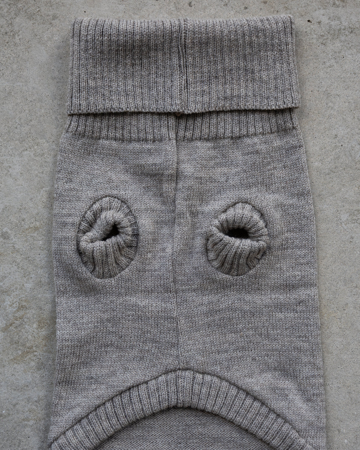 Oatmeal British Wool Dog Jumper