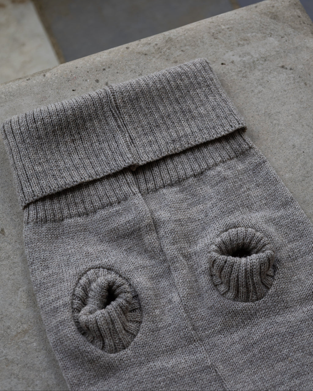 Oatmeal British Wool Dog Jumper
