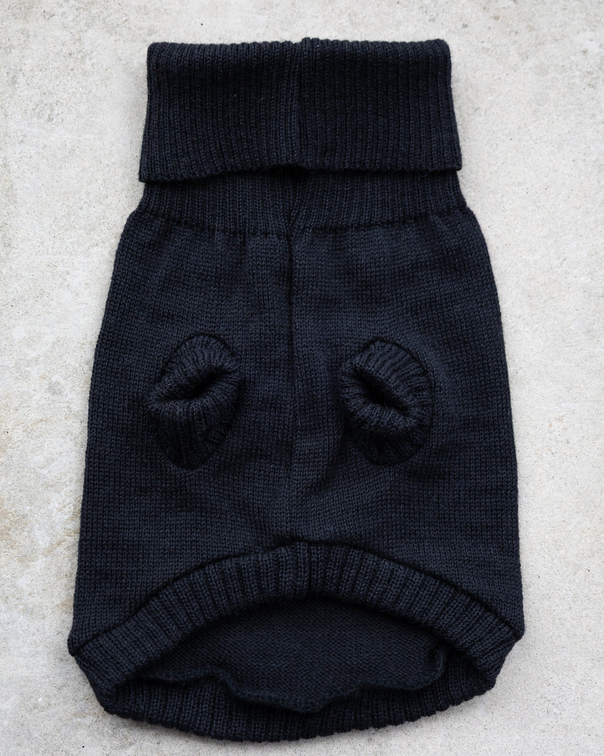 Black British Wool Dog Jumper