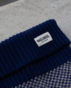 Navy Dog Jumper In Merino Lambswool