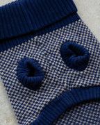 Navy Dog Jumper In Merino Lambswool