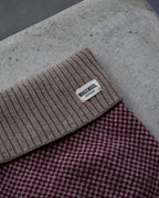 Burgundy Merino Lambswool Dog Jumper