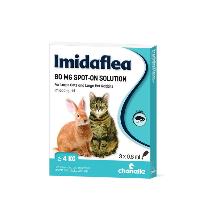 Chanelle Imidaflea 80gm Spot-on for Cats & Rabbits Over 4kg