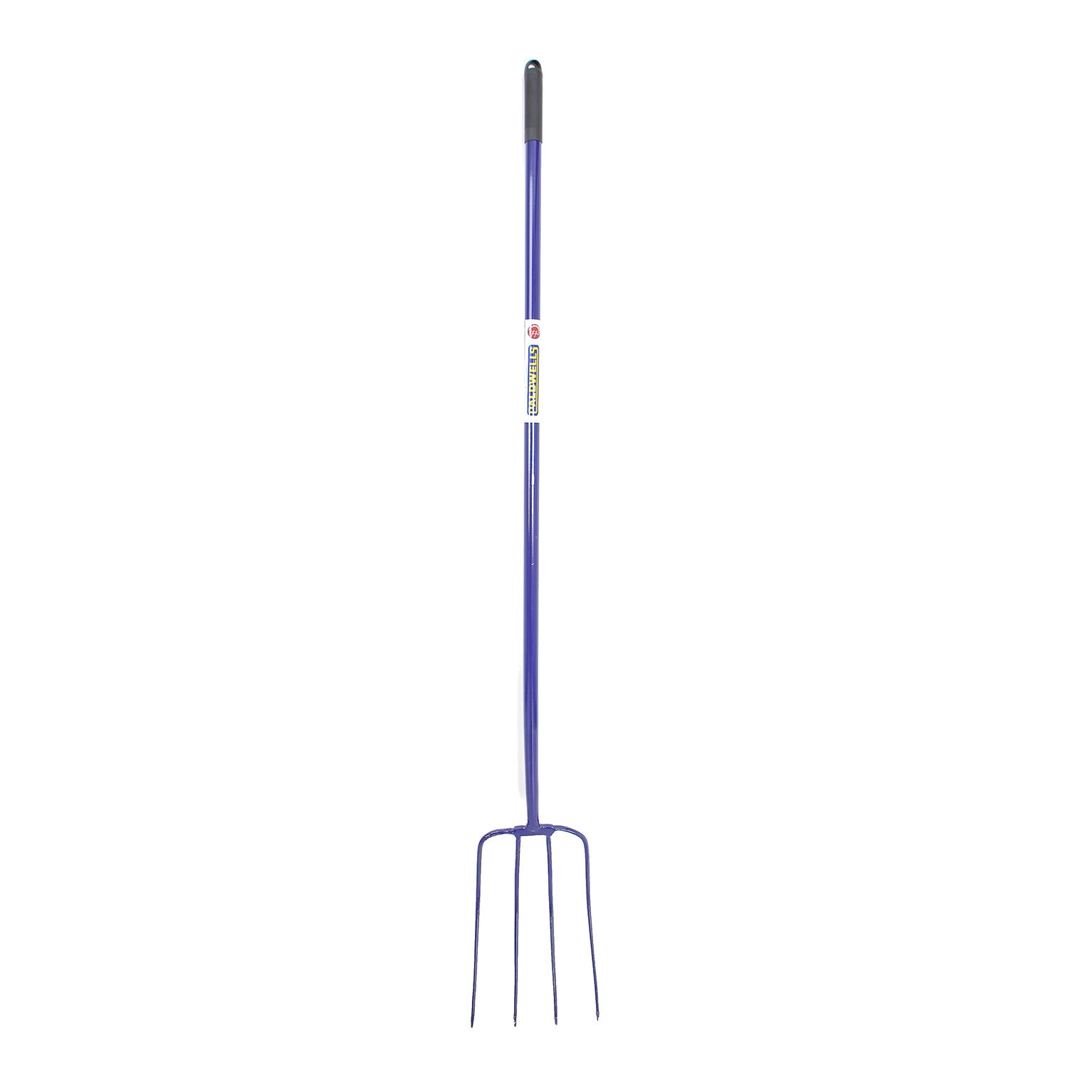 Caldwells 4 Prong Tubular Muck Fork Long Handle