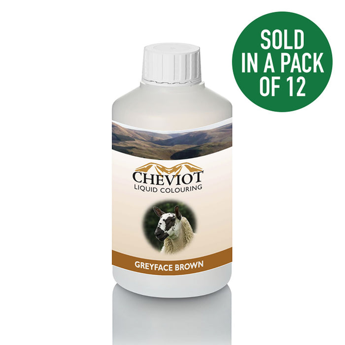 Cheviot Sheep Colouring Liquid Greyface Brown