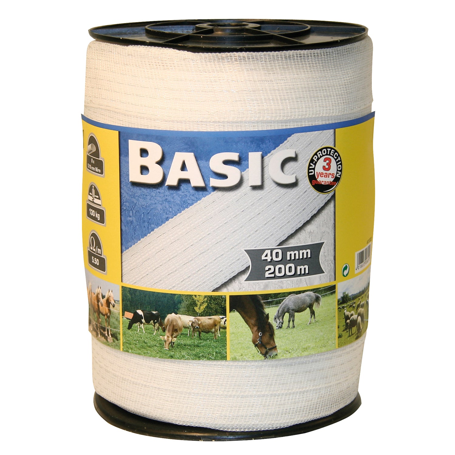 Corral Basic Fencing Tape 200m X 40mm