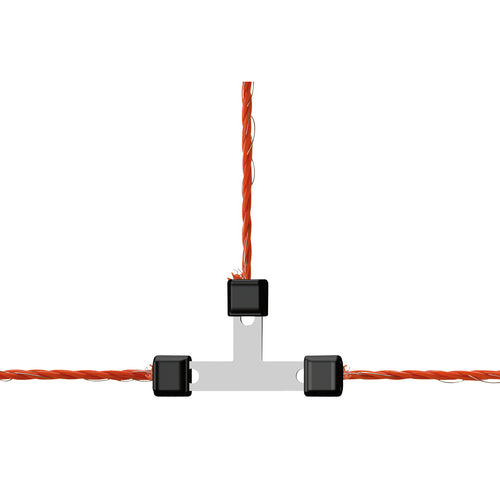Corral Wire T-connector Litzclip Galvanised 3mm