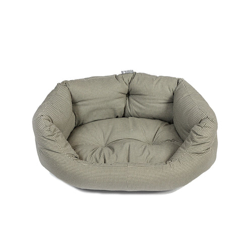 Danish Design Vintage Deluxe Slumber Bed Dogstooth Grey