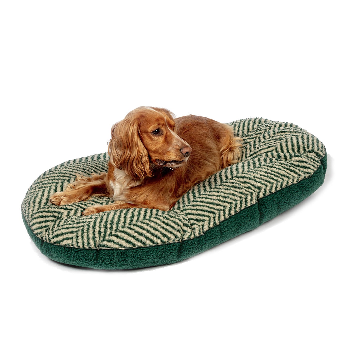 Danish Design Fleece Green Herringbone Quilted Mattress
