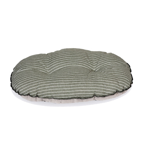Danish Design Rustic Stripes Quilted Mattress Sage