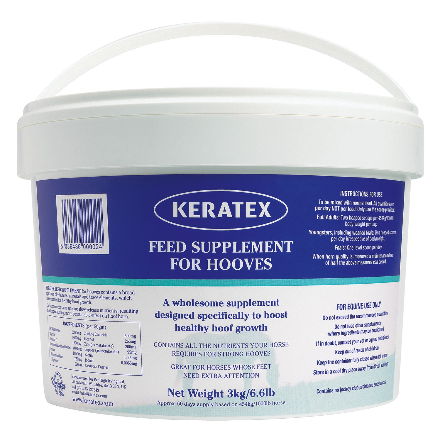 Keratex Feed Supplement for Hooves