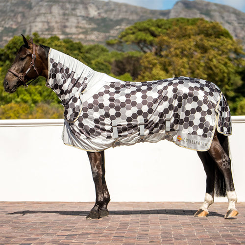 Equilibrium Field Relief Fly Rug Grey/white
