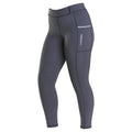 Firefoot Thirsk Fleece Lined Breeches Kids Charcoal/blue