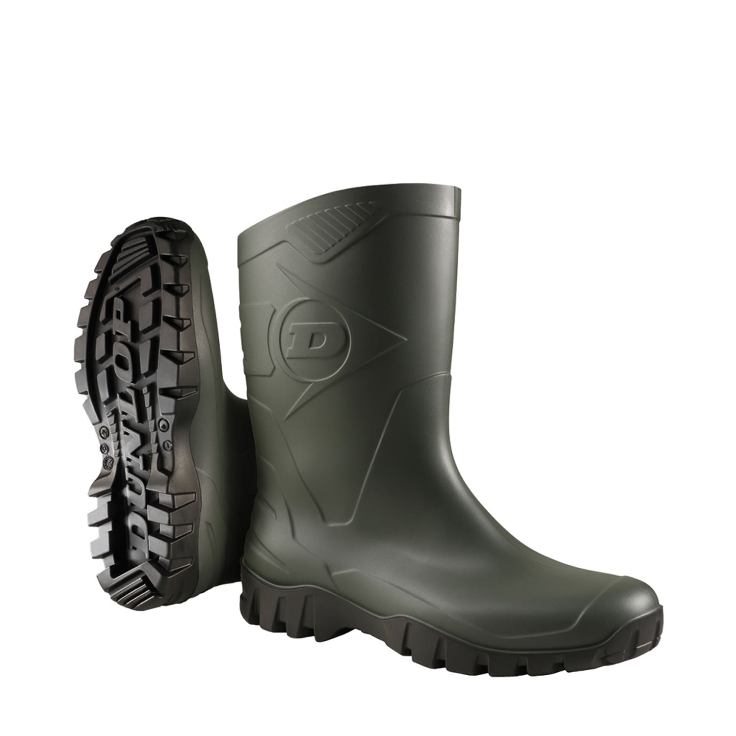 Dunlop Dee Calf-length Dark Green
