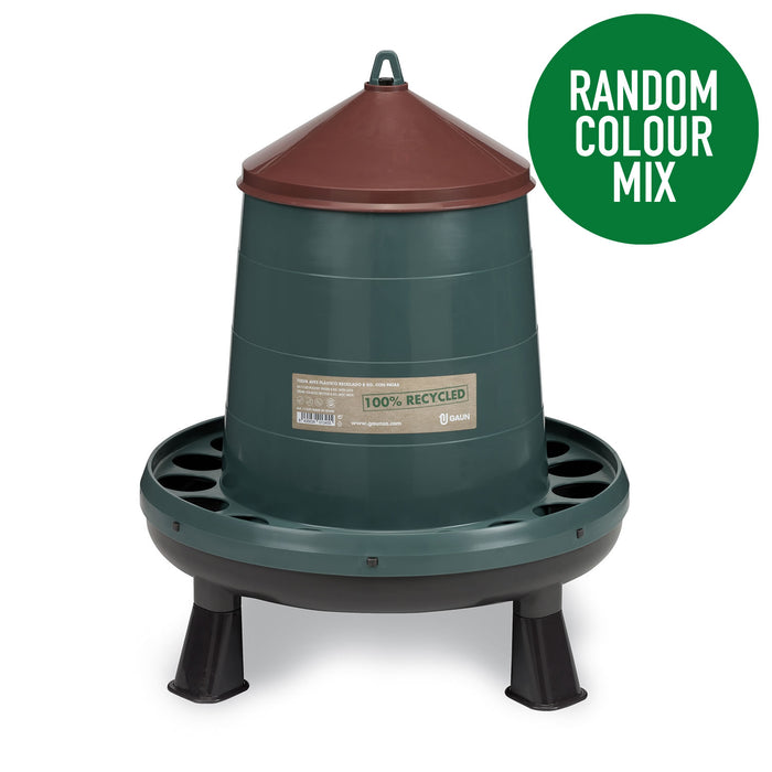 Gaun Poultry Feeder Plastic Recycled C/w Legs