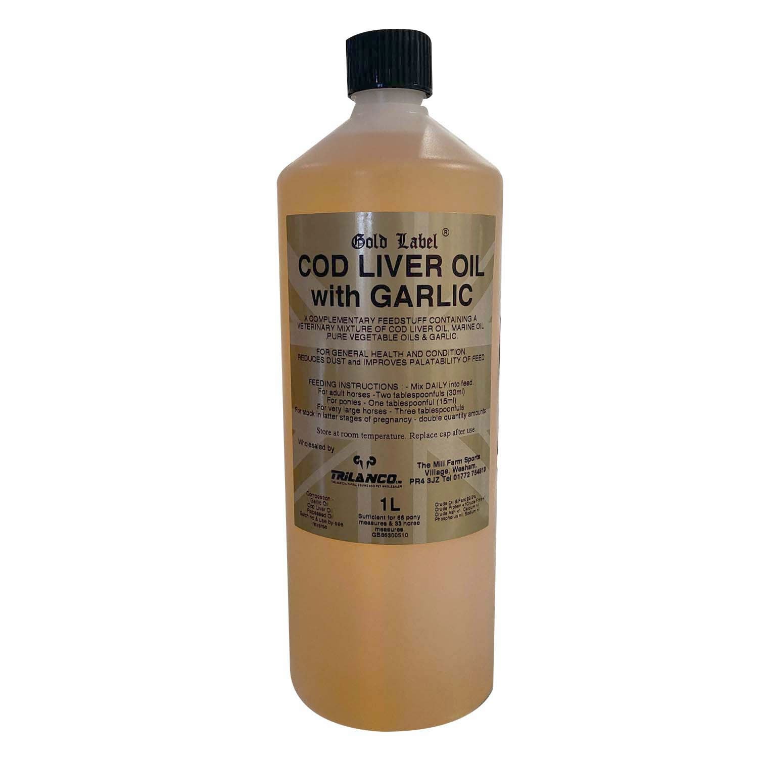 Gold Label Cod Liver Oil with Garlic