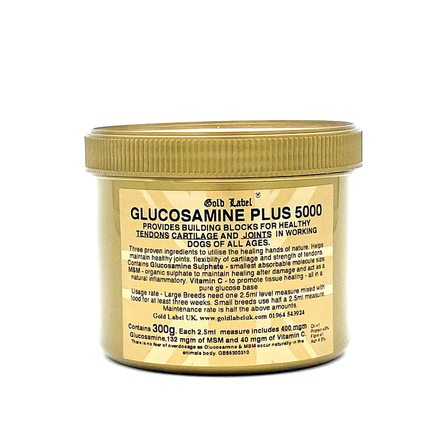 Gold Label Canine Glucosamine Plus 5000