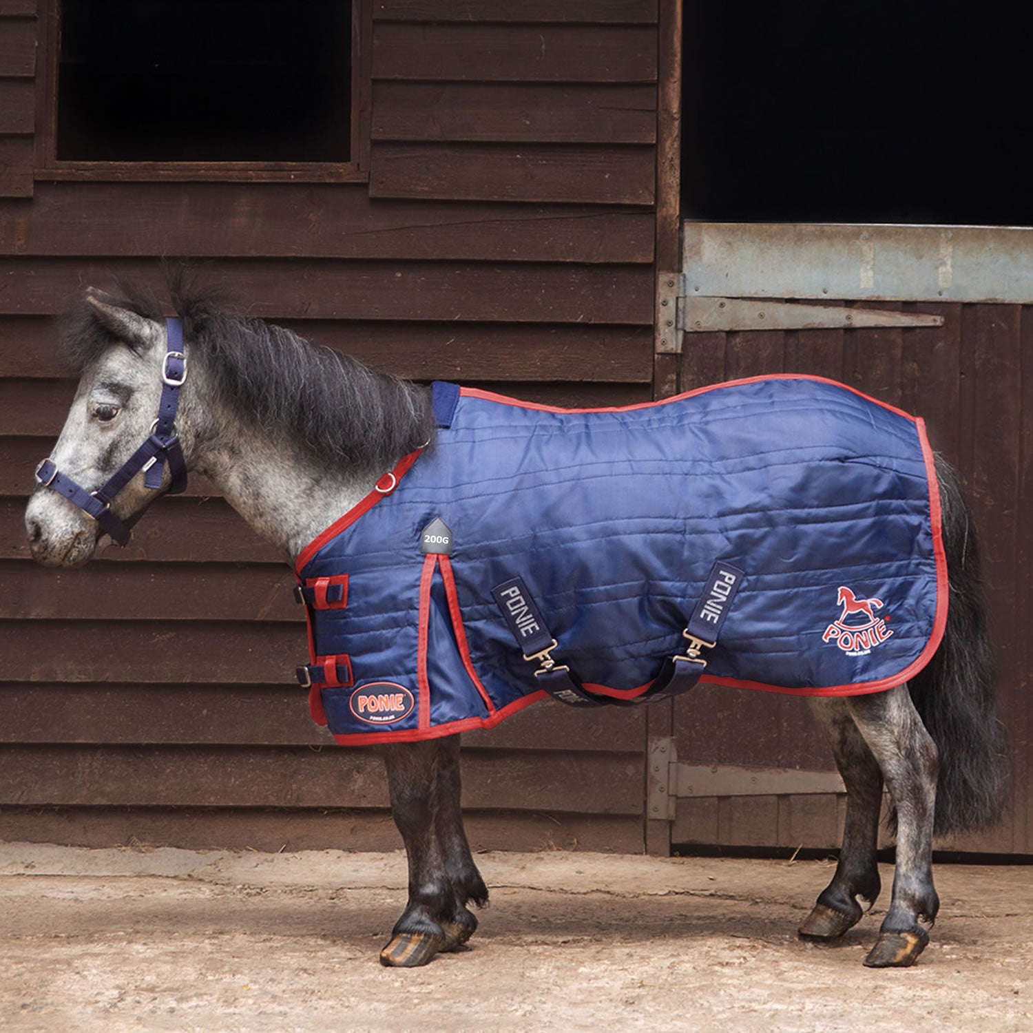 Gallop Ponie 200g Stable Rug Navy
