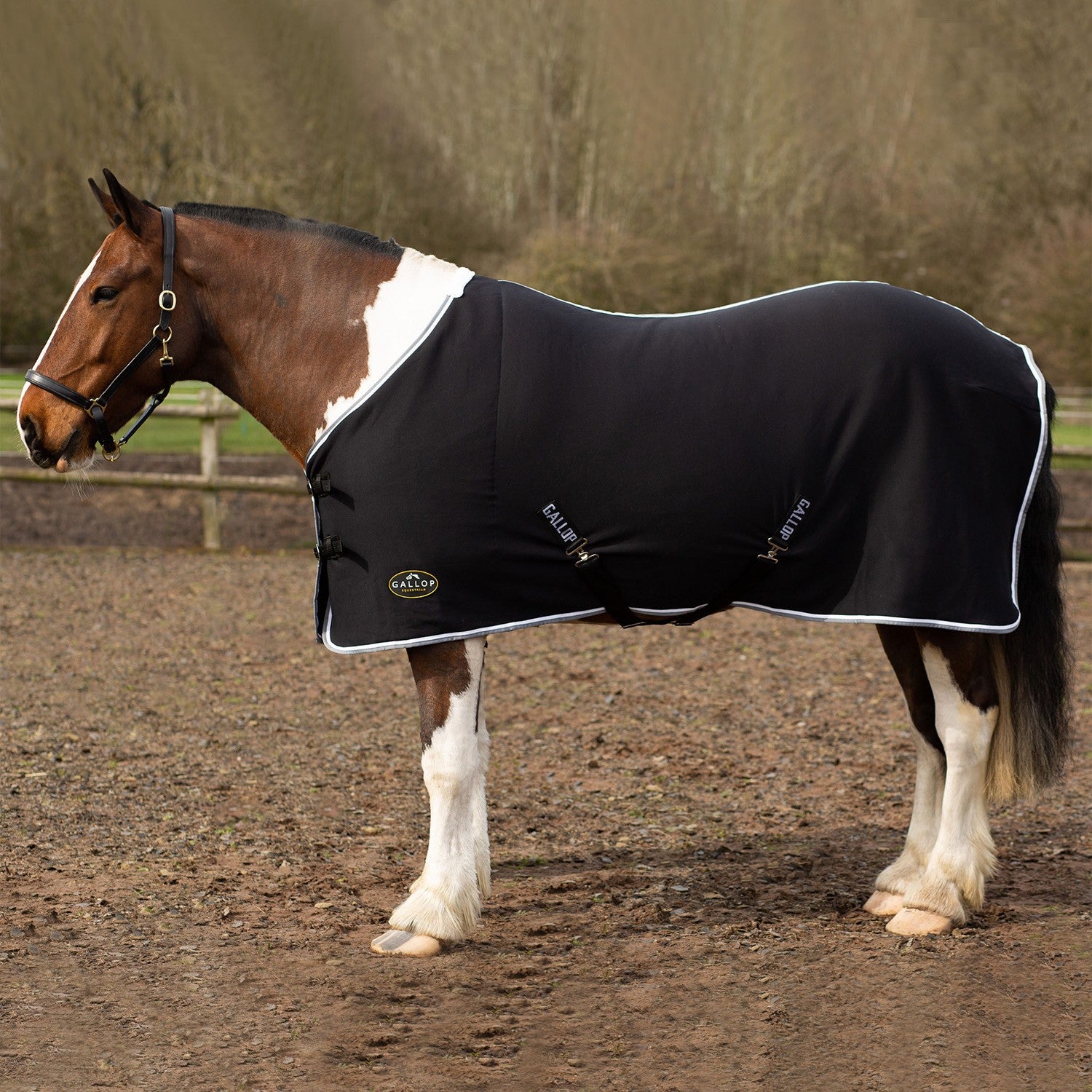 Gallop Ponie Tiddlywinks Jersey Cooler Rug Black/white/grey