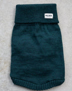 Forest Green British Wool Dog Jumper