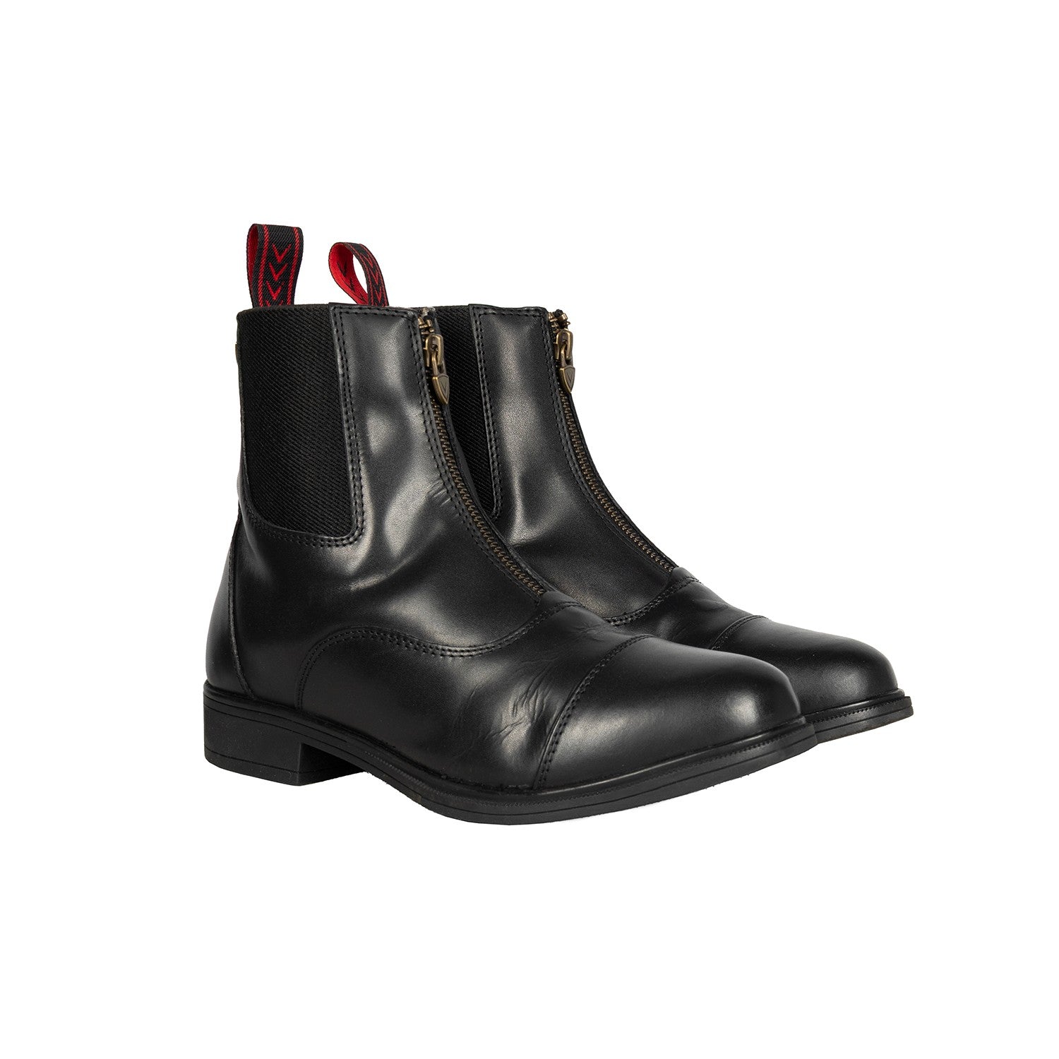 Hy Equestrian Proprivermo Davanti Zip Paddock Boots Black
